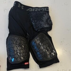 Under Armour Black Protective football Shorts